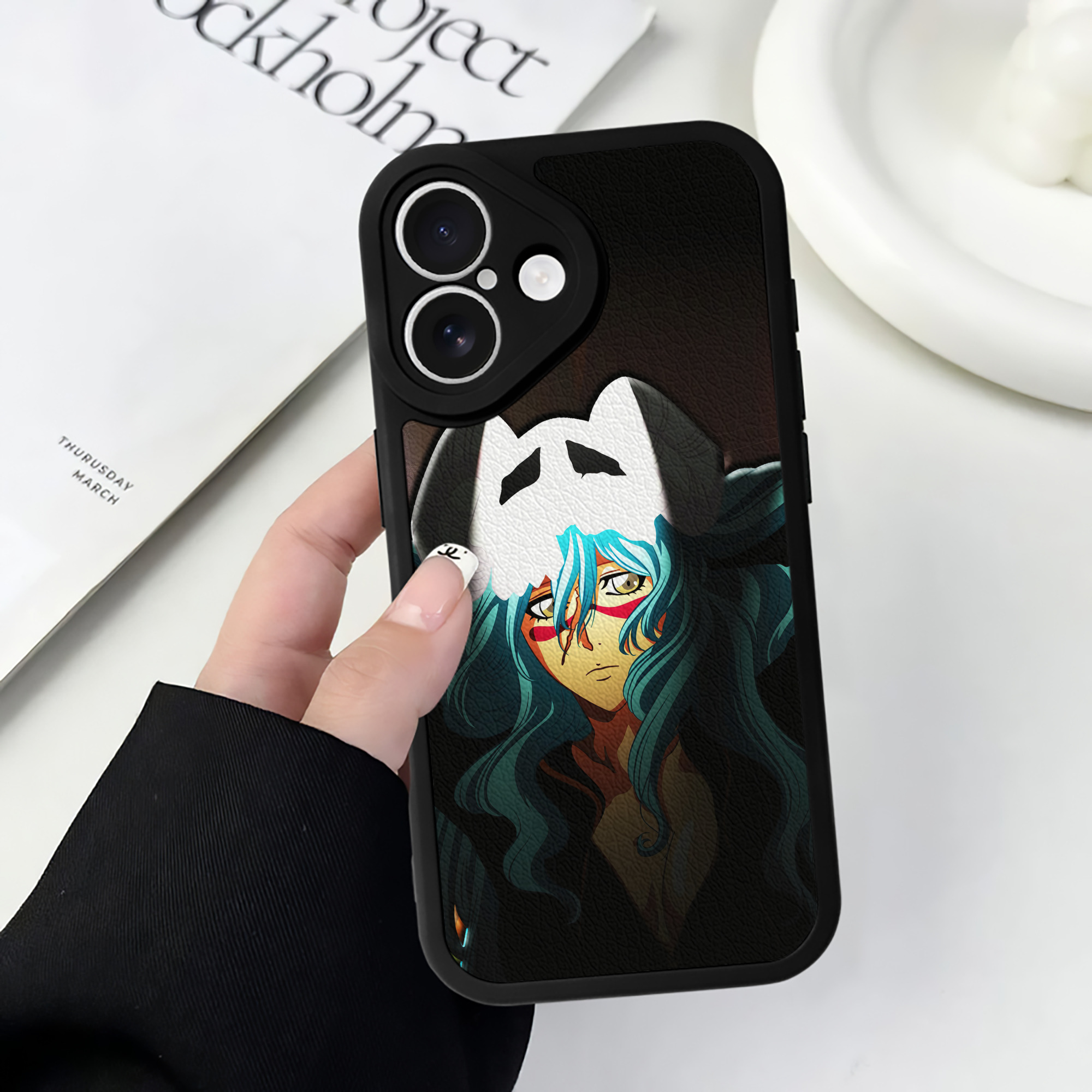 （画像用） ブリーチ BLEACH 【iPhone 16シリーズ対応】シリコンスマホケース（レザー調） 材質：シリコン